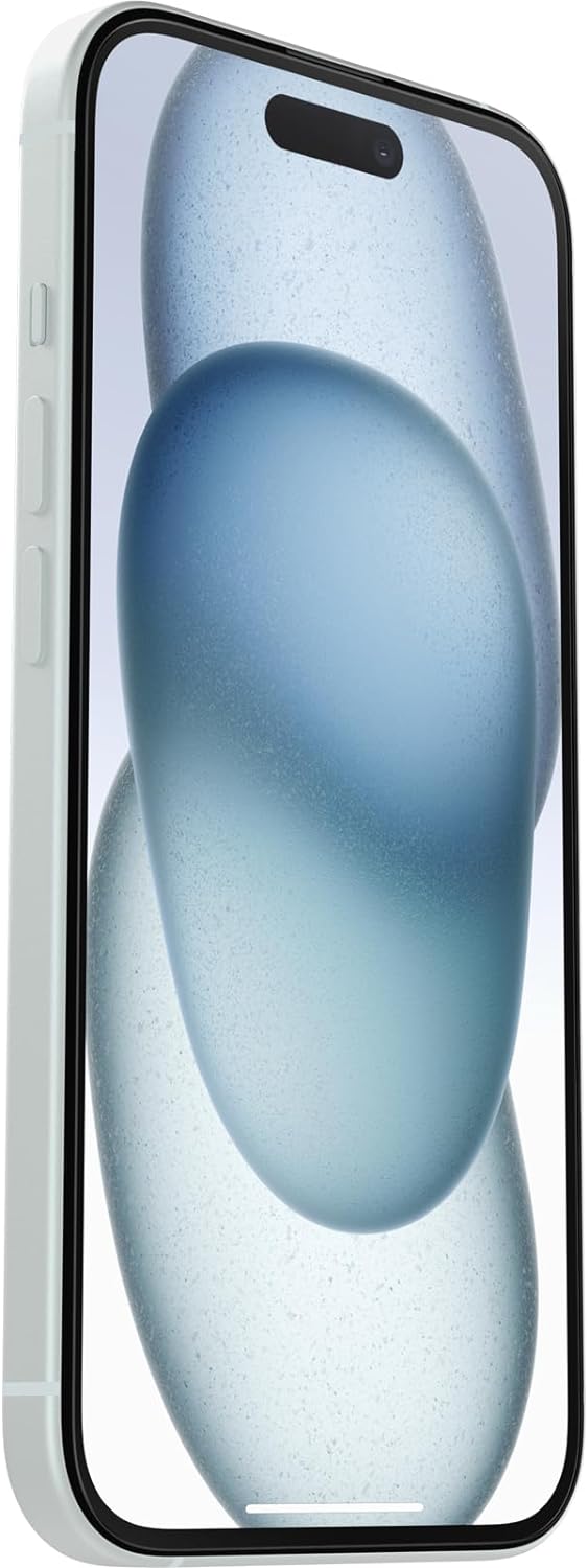 OtterBox Glass Screen Protector for iPhone 15, Tempered Glass, Scratch Protection, Drop Defense for Shatter Protection, No Retail Packaging Glass iPhone 15