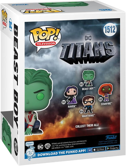 Funko POP! TV: Titans - Beast Boy - DC Titans - Collectable Vinyl Figure - Gift Idea - Official Merchandise - Toys for Kids & Adults - TV Fans - Model Figure for Collectors and Display