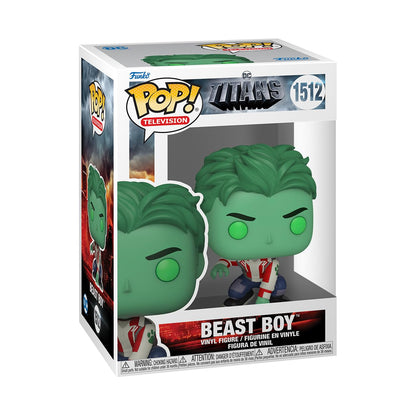 Funko POP! TV: Titans - Beast Boy - DC Titans - Collectable Vinyl Figure - Gift Idea - Official Merchandise - Toys for Kids & Adults - TV Fans - Model Figure for Collectors and Display