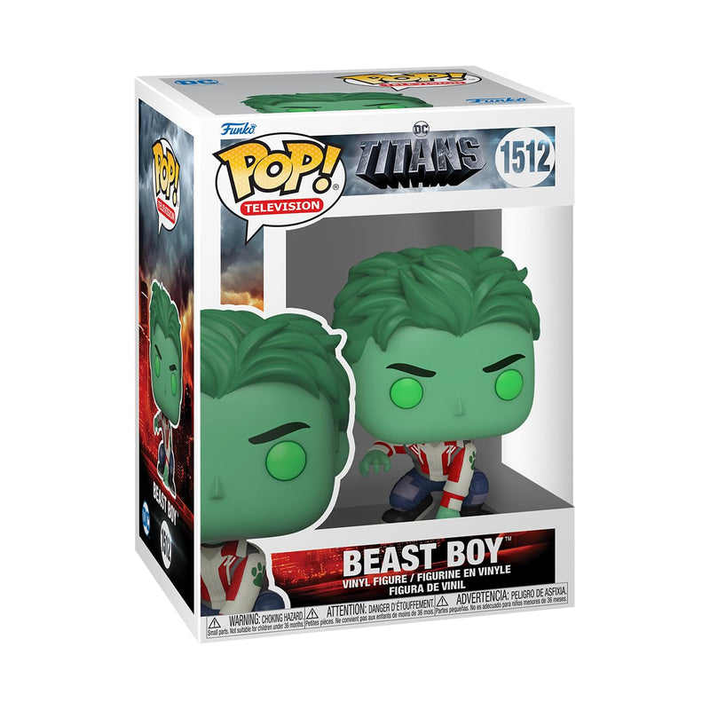Funko POP! TV: Titans - Beast Boy - DC Titans - Collectable Vinyl Figure - Gift Idea - Official Merchandise - Toys for Kids & Adults - TV Fans - Model Figure for Collectors and Display