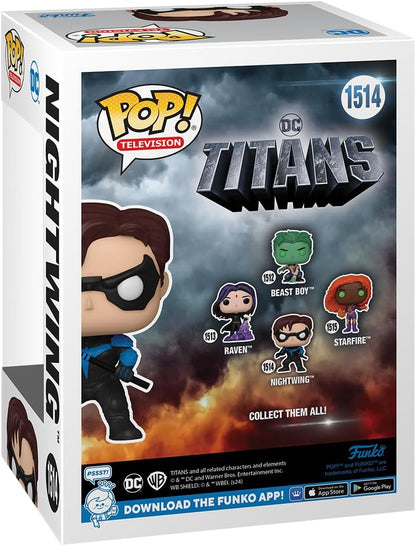 Funko POP! TV: Titans - Nightwing - DC Titans - Collectable Vinyl Figure - Gift Idea - Official Merchandise - Toys for Kids & Adults - TV Fans - Model Figure for Collectors and Display