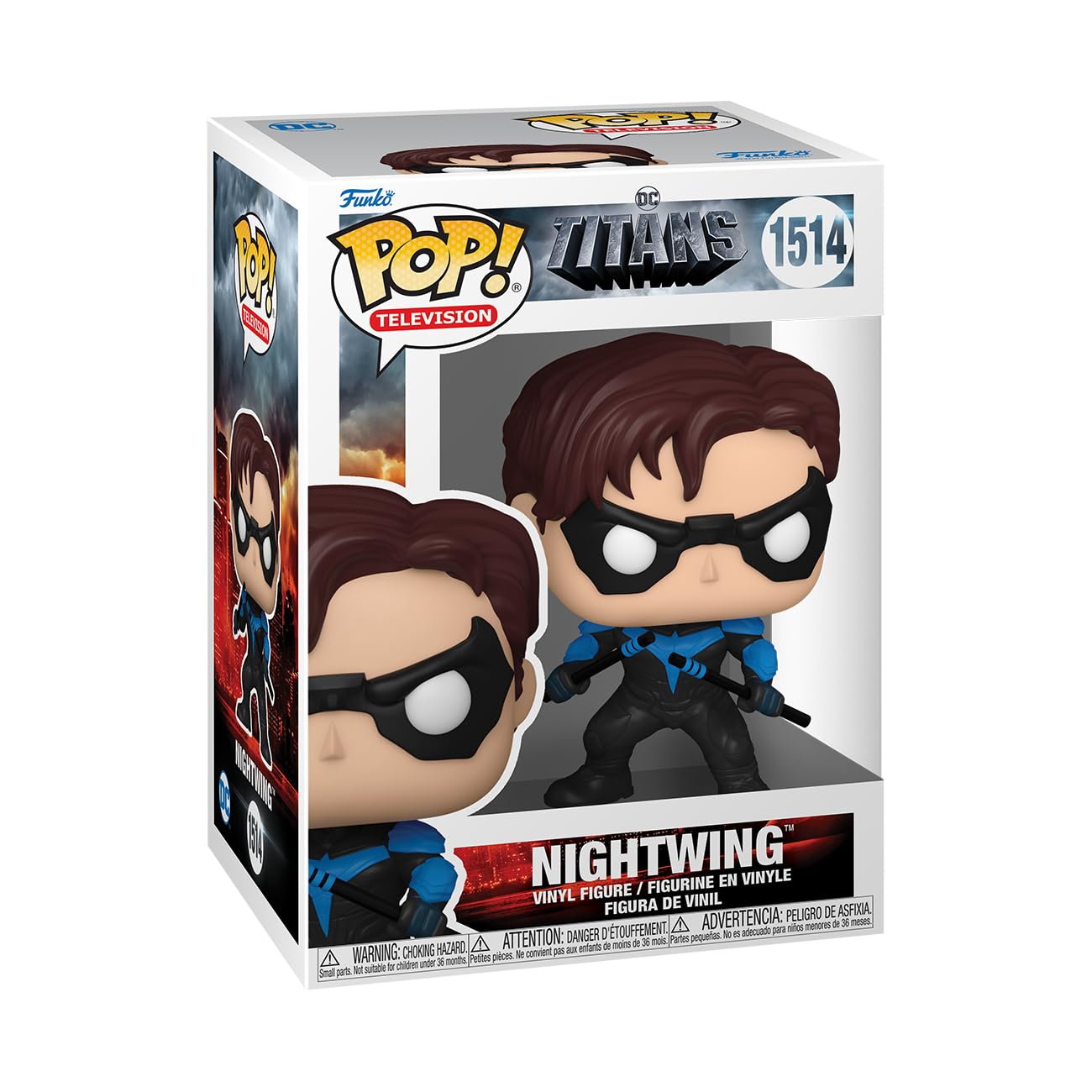 Funko POP! TV: Titans - Nightwing - DC Titans - Collectable Vinyl Figure - Gift Idea - Official Merchandise - Toys for Kids & Adults - TV Fans - Model Figure for Collectors and Display