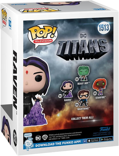 Funko POP! TV: Titans - Raven - DC Titans - Collectable Vinyl Figure - Gift Idea - Official Merchandise - Toys for Kids & Adults - TV Fans - Model Figure for Collectors and Display