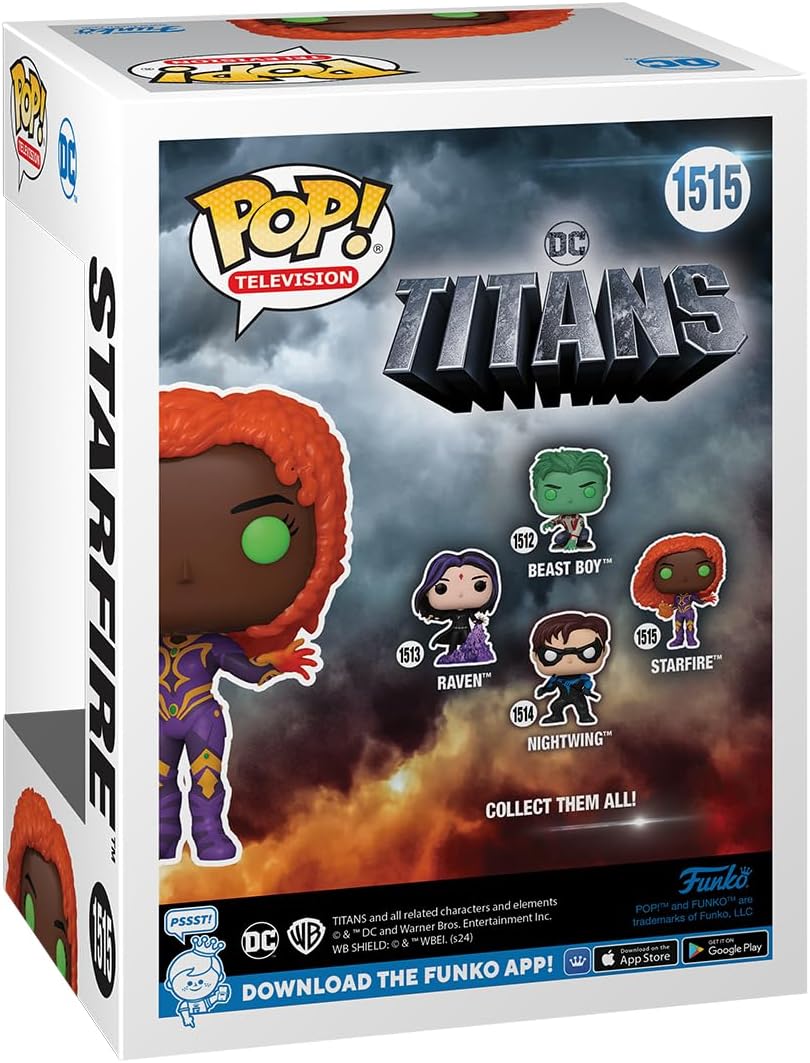 Funko POP! TV: Titans - Starfire - DC Titans - Collectable Vinyl Figure - Gift Idea - Official Merchandise - Toys for Kids & Adults - TV Fans - Model Figure for Collectors and Display