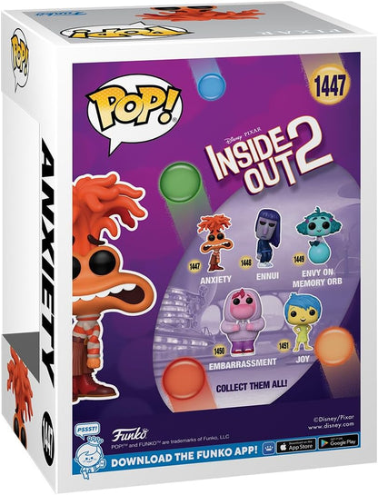Funko POP! Disney: Inside Out 2 - Anxiety - Collectable Vinyl Figure - Gift Idea - Official Merchandise - Toys for Kids & Adults - Movies Fans - Model Figure for Collectors and Display