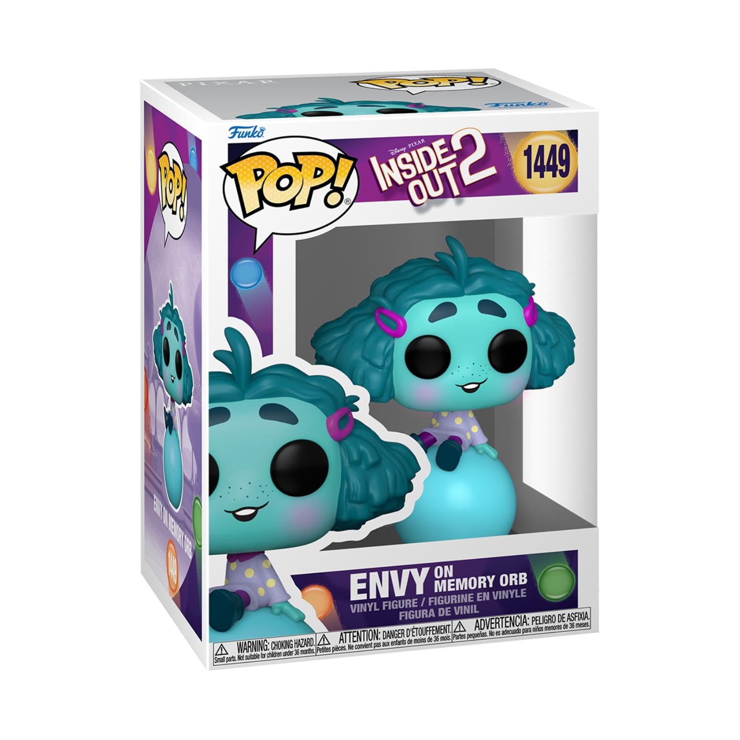 Funko POP! Disney: Inside Out 2 - Envy 2 - Collectable Vinyl Figure - Gift Idea - Official Merchandise - Toys for Kids & Adults - Movies Fans - Model Figure for Collectors and Display