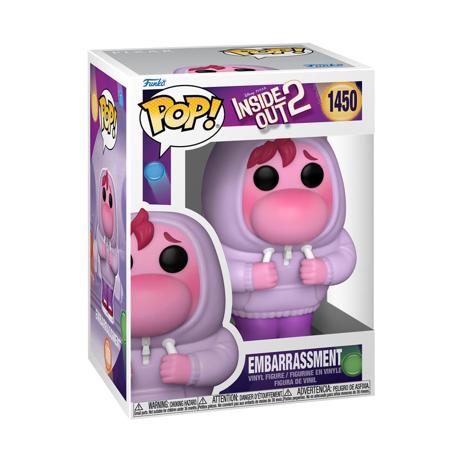 Funko POP! Disney: Inside Out 2- Embarrassment - Verzamelbaar Vinyl Figuur - Cadeau Idee - Officiële Merchandise -Filmfans - Model Figuur voor Verzamelaars en Display