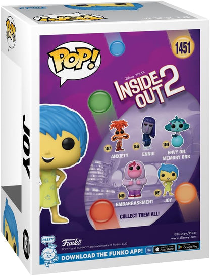 Funko POP! Disney: Inside Out 2- Joy - Collectable Vinyl Figure - Gift Idea - Official Merchandise - Toys for Kids & Adults - Movies Fans - Model Figure for Collectors and Display