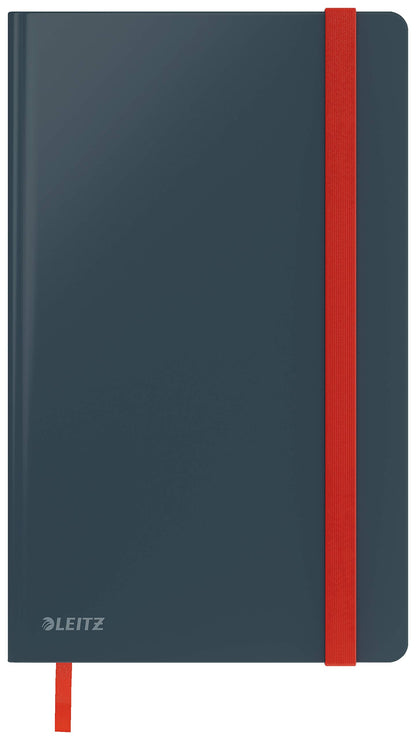 Leitz Notitieboek A5 Gelijnd Met Harde Kaft, 80 Vellen, Cosy Range, Fluweel Grijs, 44540089