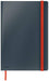 Leitz Notitieboek B5 Gelijnd Met Harde Kaft, 80 Vellen, Cosy Range, Fluweel Grijs, 44540089