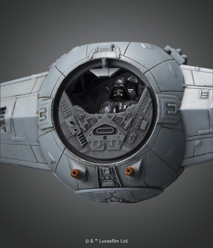 Revell (Bandai Original 01214 Star Wars TIE Advanced x1 - Darth Vader's TIE Fighter 1:72 Scale Unbuilt/Unpainted Plastic Model Kit