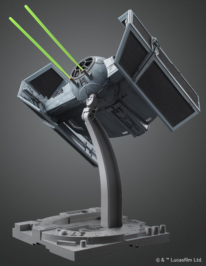 Revell (Bandai Original 01214 Star Wars TIE Advanced x1 - Darth Vader's TIE Fighter 1:72 Scale Unbuilt/Unpainted Plastic Model Kit