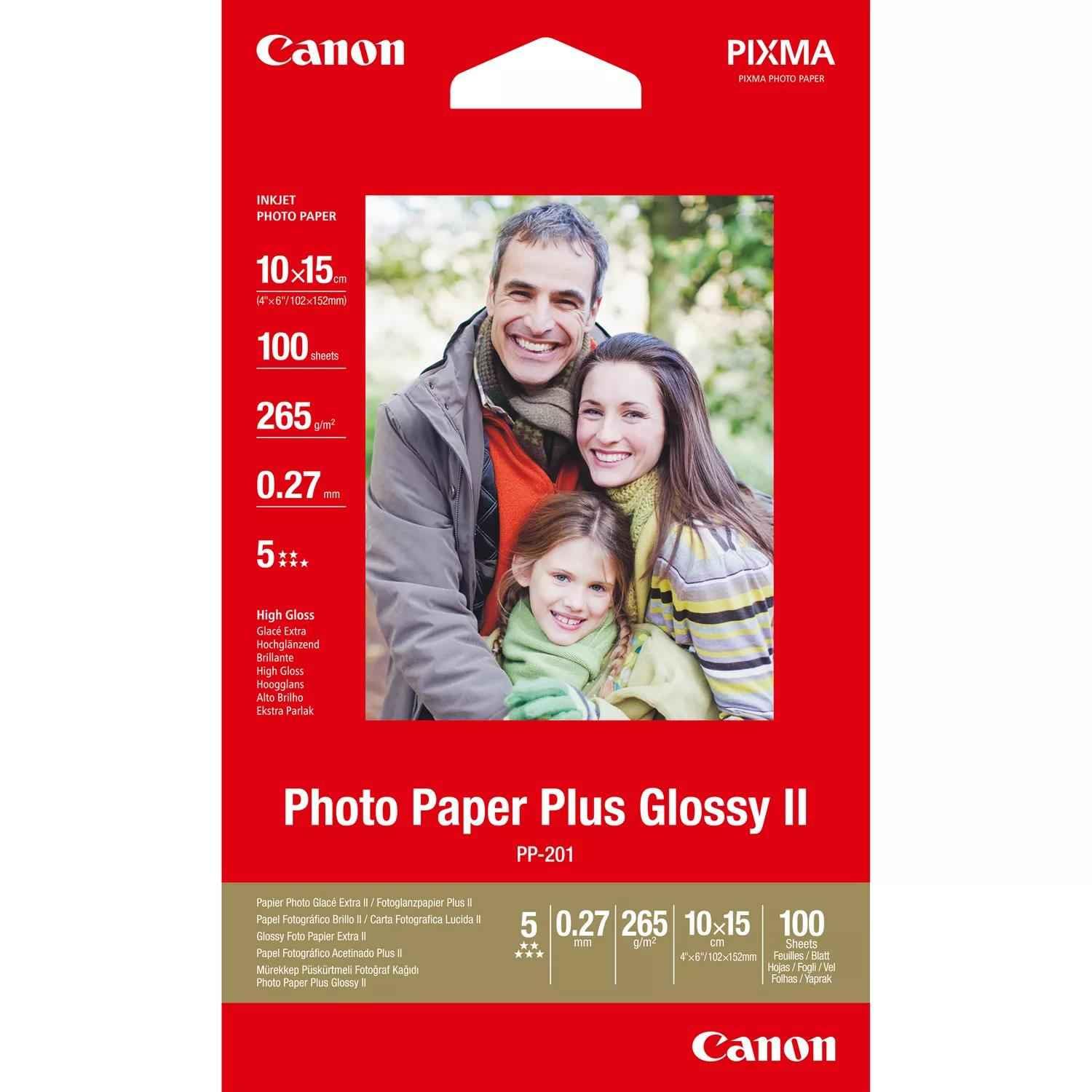CANON - BJ MEDIA PH PAPER PP-201 4 X 6 100SH