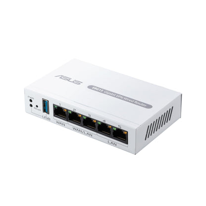 ASUS ExpertWiFi EBG15 - Router Gigabit VPN, 3 Puertos ethernet WAN + 1 USB WAN, prevención de intrusiones IPS, Firewall de Capa 7, Seguridad de Nivel Comercial, gestión centralizada con ExpertWiFi