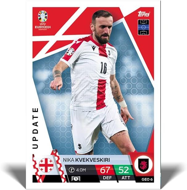 UEFA EURO 2024 Trading Cards Update Mega Multipack