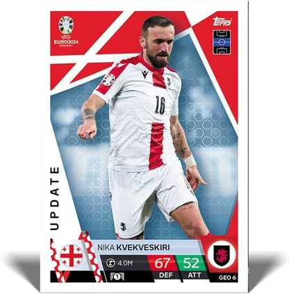 UEFA EURO 2024 Trading Cards Update Mega Multipack