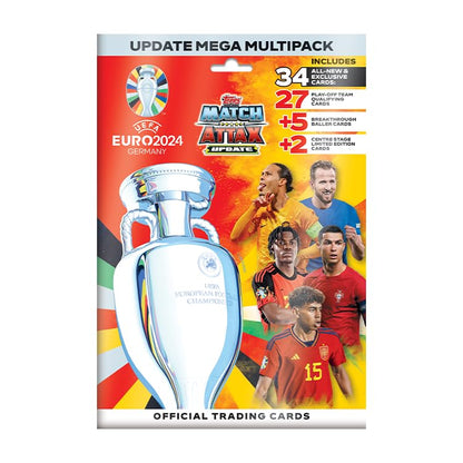 UEFA EURO 2024 Trading Cards Update Mega Multipack