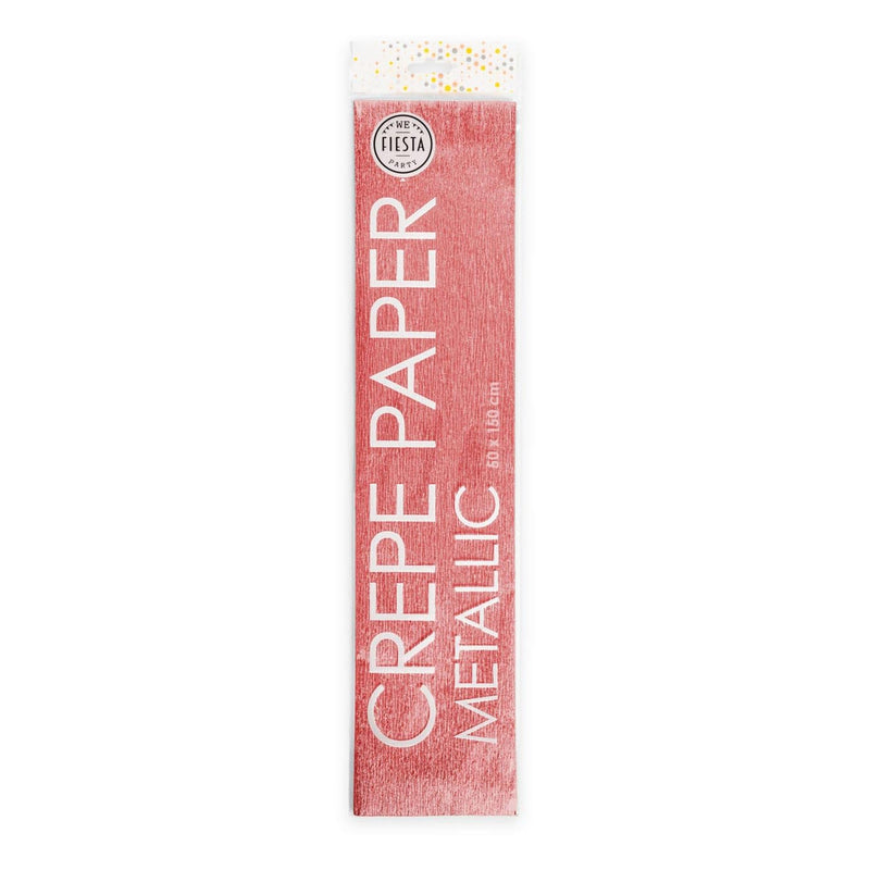 Globos krepppapier metallic 150 x 50 cm roségold