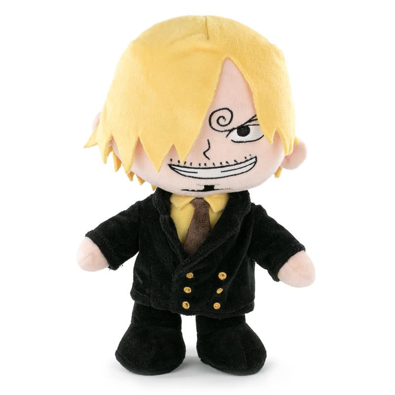 BARRADO One Piece - Soft Toy of the Characters of One Piece - 28cm, 11'02" - Luffy, Sanji, Roronoa Zoro - Super Soft Quality (Sanji