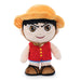 Barrado One Piece - Plushies 24-27cm of the Protagonists of the One Piece Live Action Series - Luffy, Zoro, Nami - Super Soft Quality (Luffy)
