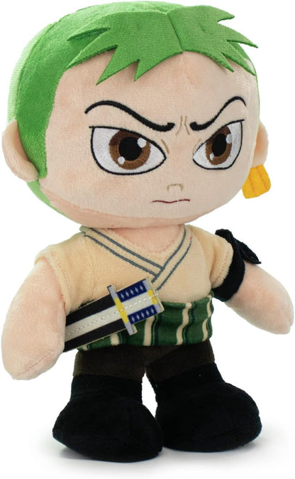 One Piece - One Piece Live Action Serie Protagonisten Plüschtiere 24-27cm - Luffy, Zoro, Nami - Super Soft Qualität (Zoro