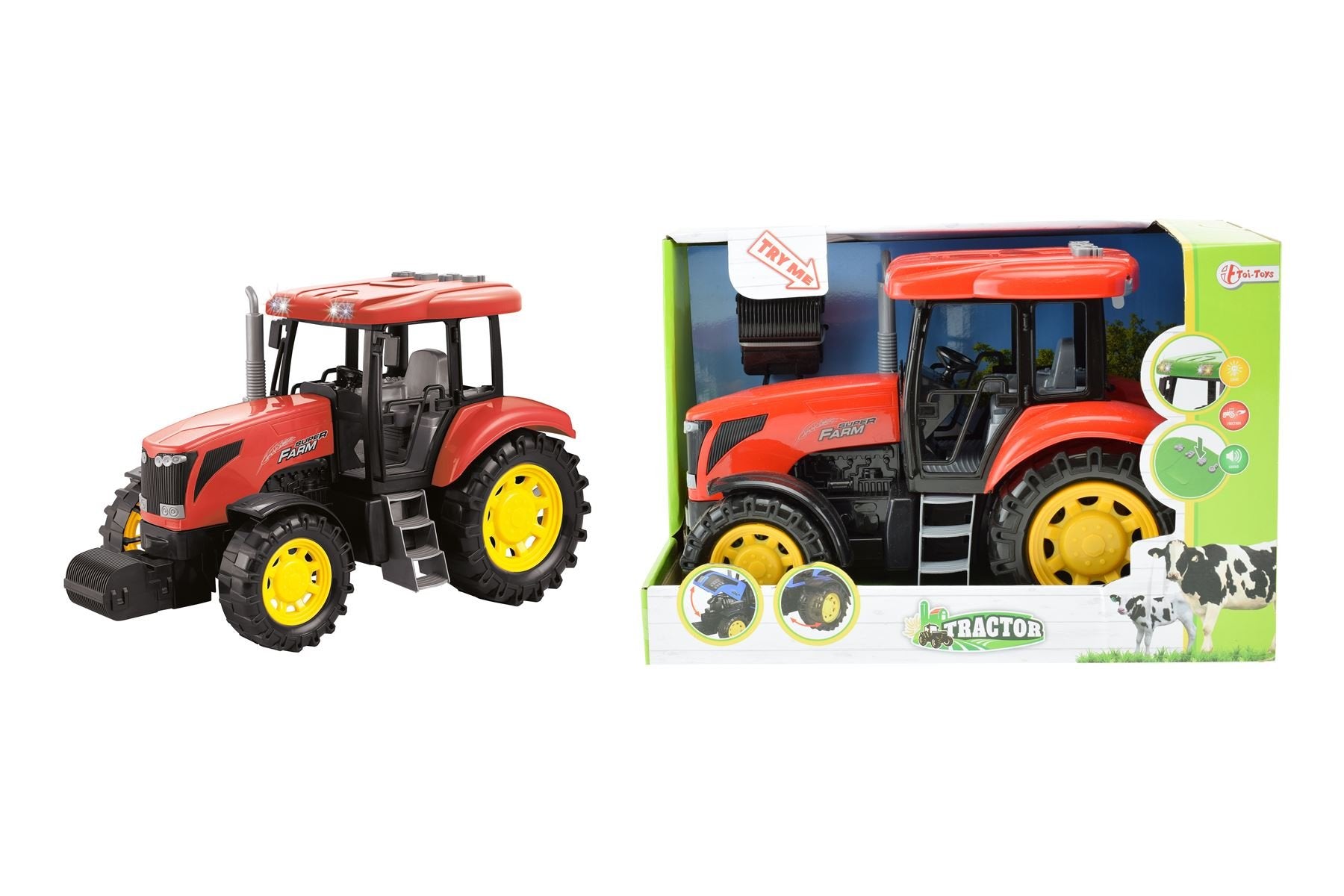 Toi-Toys 28095A Tracteur de Luxe Figur, Mehrfarbig