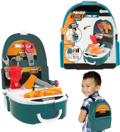 Gereedschapset in rugzak Toi-Toys: 27-delig (38424A)