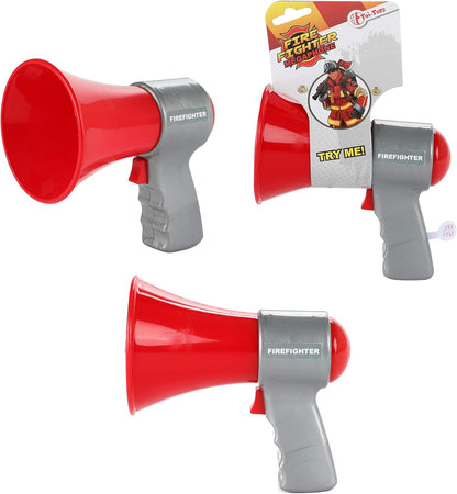 megafoon politie rood 14 cm
