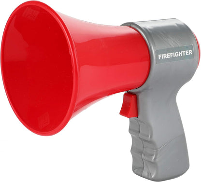 megafoon politie rood 14 cm