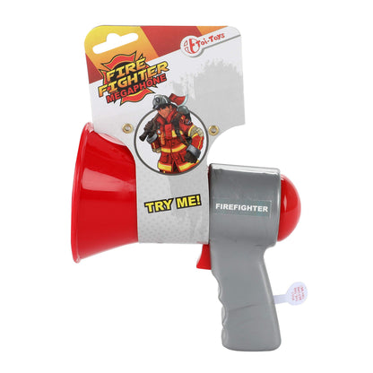 megafoon politie rood 14 cm