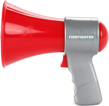 megafoon politie rood 14 cm