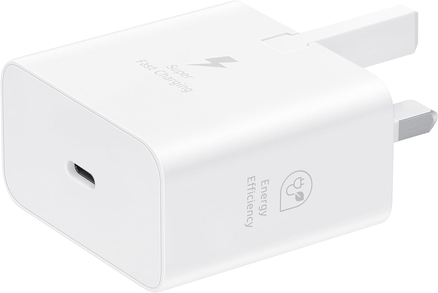 Samsung Galaxy Official 25W Super Fast Charging Travel Adapter (without USB-C to C Data Cable), White White 25W Without Data Cable