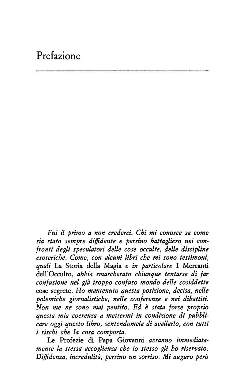 Le profezie di Papa Giovanni XXIII