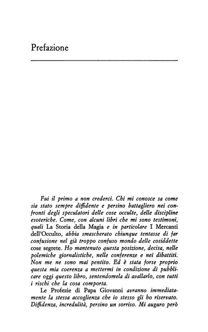 Le profezie di Papa Giovanni XXIII