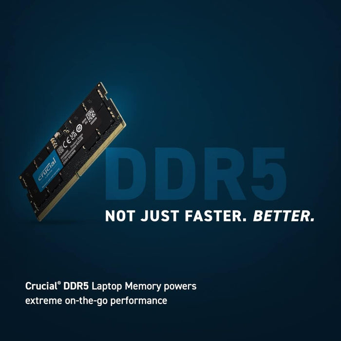 Crucial RAM 48GB DDR5 5600MHz (or 5200MHz or 4800MHz) Laptop Memory CT48G56C46S5 5600MHz 48GB
