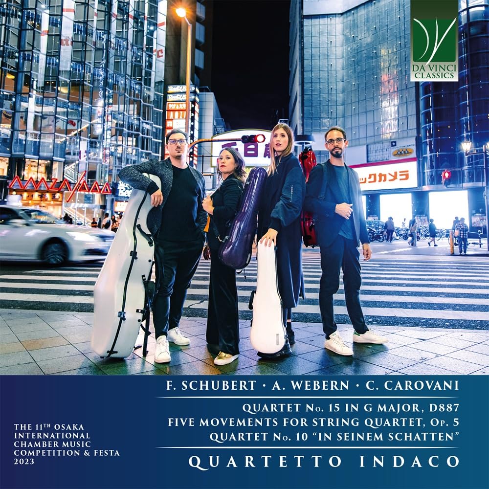 F. Schubert, A. Webern, C. Carovani: Quartet No. 15 D887, Five Movements Op. 5