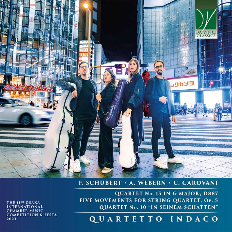 F. Schubert, A. Webern, C. Carovani: Quartet No. 15 D887, Five Movements Op. 5