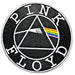 Pink Floyd Patch Circle Logo Black