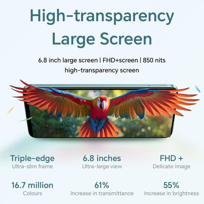HONOR 90 Smart, Unlocked Android 5G smartphone, 108MP Triple Camera, 6.8" high-transparency Large Screen, Android 13, Dual SIM, Emerald Green 90 Smart Green