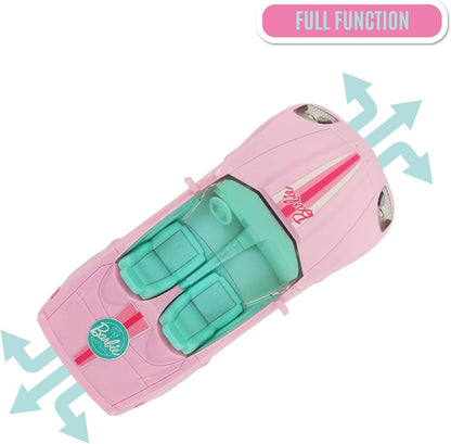 Mondo 63758 Motors-Radio Controlled BARBIE MINI CAR- Scale 1:24-2.4 GHz-63758, Pink, 1:24