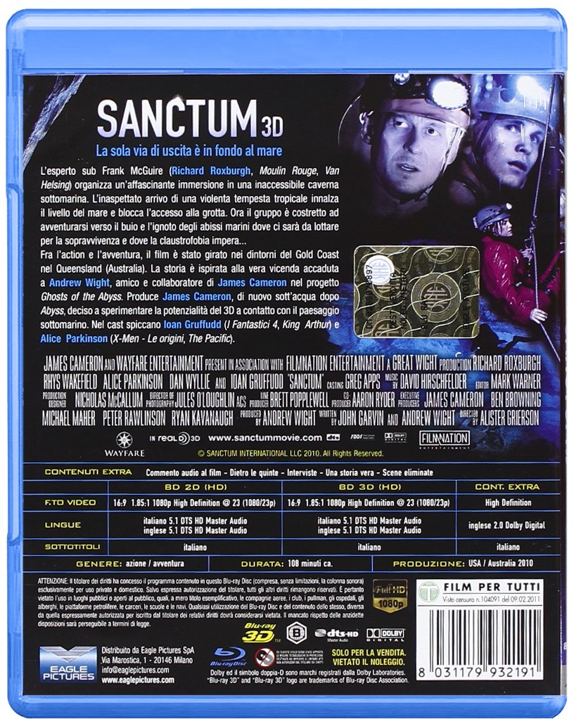 Sanctum 3D (3D+2D - Edizione Lenticolare)