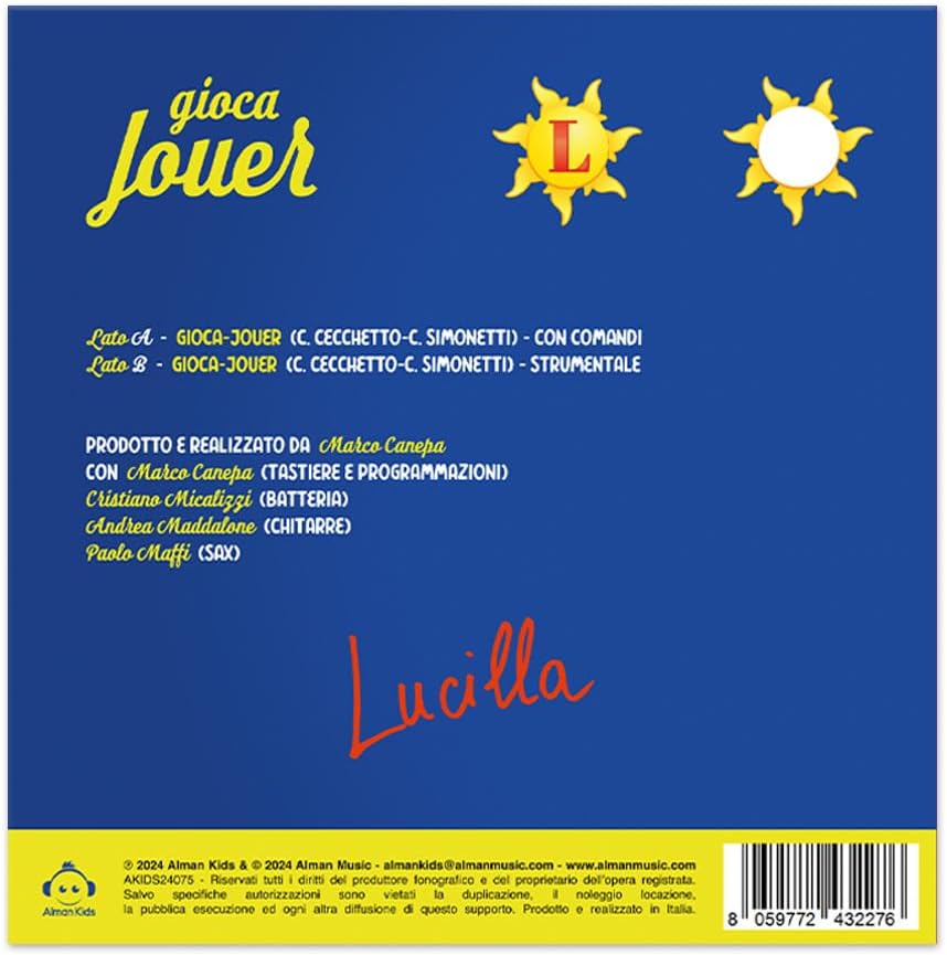 Lucilla Feat. Claudio Cecchetto - Gioca Jouer