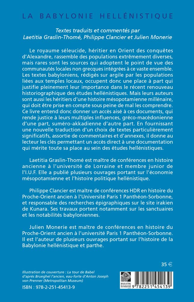 La Babylonie Hellenistique