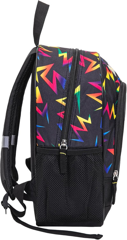 Pokemon Pikachu Backpack School Bag Premium Quality 2 Compartments - Height 37cm, black