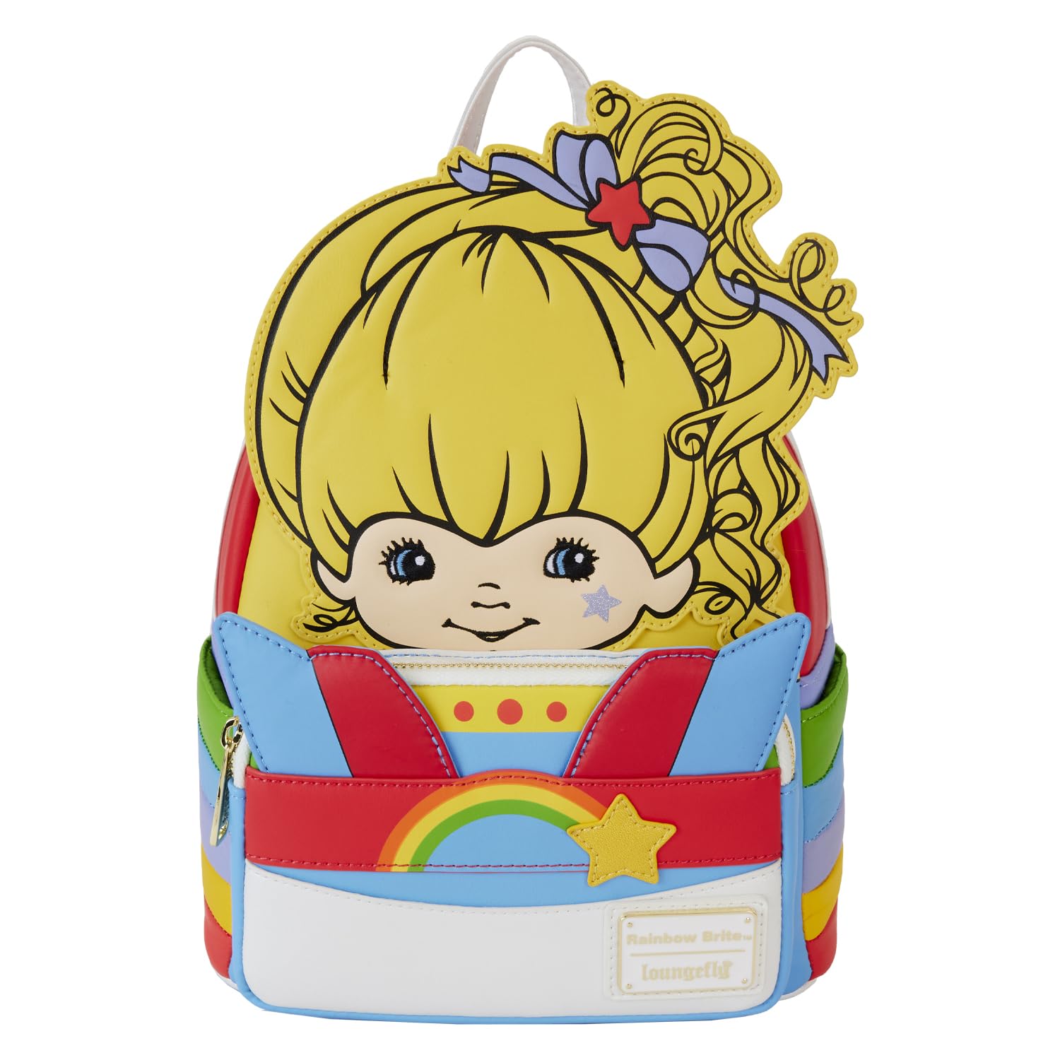 Loungefly Blondine Tierra del Arco Iris by Mochila Mini Rainbow Brite Cosplay