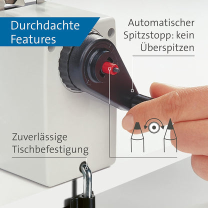 Manuelle Spitzmaschine D: 8-12 Mm 1 Stck. Grau