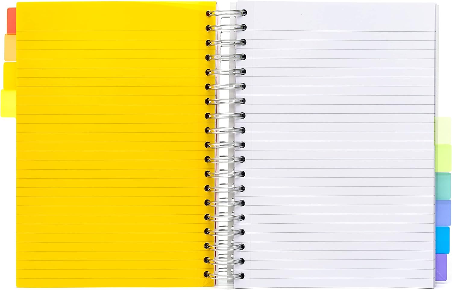 Pukka Pad B5 Project Book with 10 Repositionable Dividers for Organization – 400 Perforated Pages of 80GSM Paper – 200 Sheet Notebook for School, Office, and Home – White, 190 x 250mm