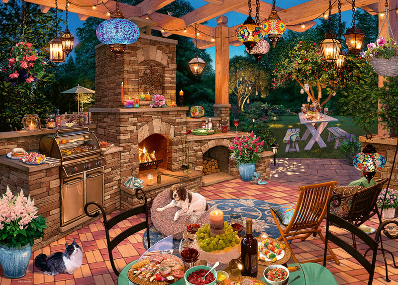 Ravensburger 12000280 - My Haven No.10 - The Garden Kitchen - 1000 pieces Jigsaw Puzzle - puzzle for adults and kids age 14 years up New Design