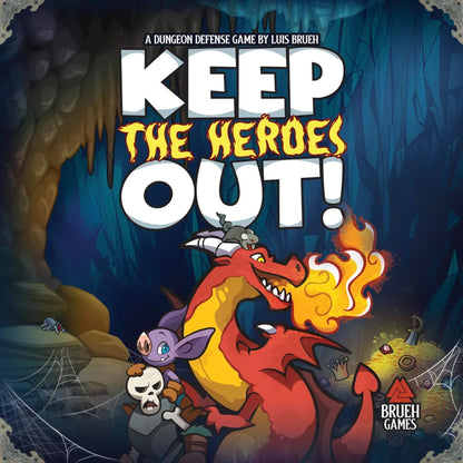 Keep The Heroes Out - Board Game -1 to 4 Players - Recommended Age 13+ - English