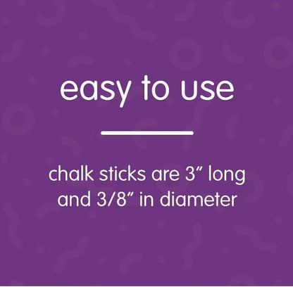 Colorations速 Colored Dustless Chalk - 100 Pieces